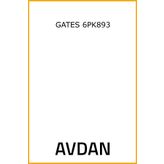 Gates 6PK893 Kanallı Kayış