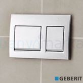 Geberit Alpha15 115.045.46.1 Mat Krom Çift Basmalı Kumanda Kapağı