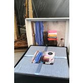 Gece Bambu Çift Kişilik Tek Pike Gri