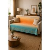 GECE HOME Çok Amaçlı Modern bohem Kadife Koltuk Örtüsü,Çekyat Örtüsü Piknik Örtüsü Masa örtüsü Kaymaz süngerli 165x218