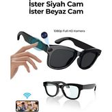 Gees Global Pro Max Akıllı Gözlük Kameralı Yapay Zeka,müzik Dinleme,telefon Ile Konuşma Bluetooth - 1