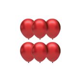 Gemar İthal 100Lü Kırmızı Metalik Balon