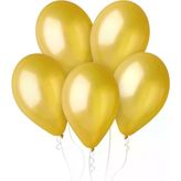 Gemar Metalik Balon 100Lü Altın Gold