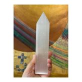 Gemsartdeco Selenit Doğaltaş Flat Kule 20 Cm