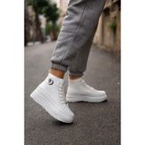 Genç Kadın Basket Sneakrs Bot - Beyaz
