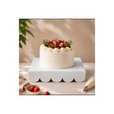 Genel Markalar 20 cm Kare Dalgalı Kenarlı Pasta Standı