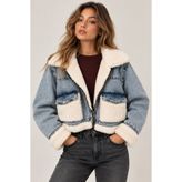 Genel Markalar peluş cepli mont