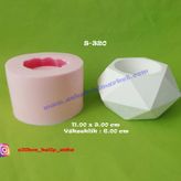 Geometrik Saksı Silikon Kalıp (s320)