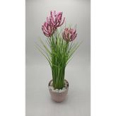 Gerçekçi Yapay Çiçek 45cm Saksılı (Model-5)