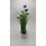 Gerçekçi Yapay Çiçek 45cm Saksılı (Model-7)