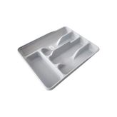 Geseus Moonstar Çekmece Içi Kaşıklık 5gözlü Çatal Bıçak Organızer 34X27CM-KŞ-172-GRİ