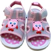 Gezer Bebek Düz Ince Taban Sandalet - Gri - Beyaz - Pembe
