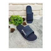GEZER - Kaymaz Taban, Banyo, Balkon, Havuz, Deniz, Plaj Için Lacivert - Beyaz Terlik