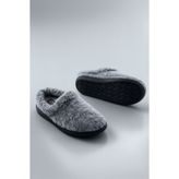 GEZER PELUŞ KADIN KIŞLIK EV MİSAFİR TERLİĞİ GRİ RENK