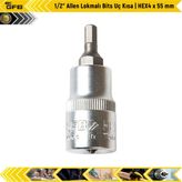 Gfb 1/2" Allen Lokmalı Bits Uç Kısa | Hex4 x 55 mm