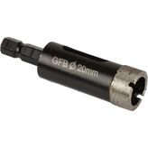 Gfb 18MM (Hex) Elmaslı Mermer-Granit Panç (1 Adet)