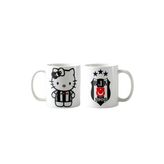 Ghostbastır Design Beşiktaş Hello Kitty Kupa Bardak | Tek Adet K070