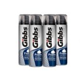Gibbs 4x200 ml Regular Tıraş Köpüğü