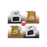 Gift Moda Peluş Ayılar Çanta Kapaklı Defter