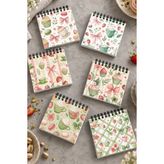giftkonsept Tatlı Pastane ve Çay Saati Temalı Mini Not Defteri Seti