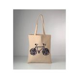 GİFTORA Bicycle baskılı ham bez omuz çantası