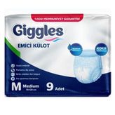 Giggles Külotlu Medium 9'lu Hasta Bezi