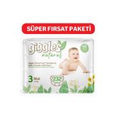 Giggles Natural No:3 Midi 232 Adet Bebek Bezi