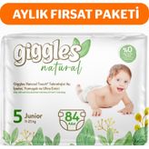 Giggles Natural No:5 Junior 84 Adet Bebek Bezi