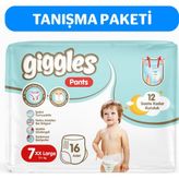 Giggles Pants No:7 XXLarge 16 Adet Külot Bebek Bezi