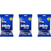 Gillette Blue2 Kullan At Tıraş Bıçağı 10'lu -3 Adet
