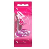 Gillette Blue2 Plus Kadın 5'Li Pembe Tıraş Bıçağı (8'Li Paket)