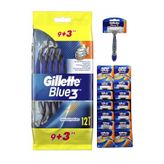 Gillette Blue3 Kullan-At Tıraş Bıçağı 12'li