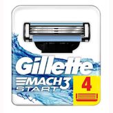 Gillette Mach3 Start 4'lü Yedek Tıraş Bıçağı