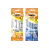 Gillette Permatik Tek Bıçaklı 10 Lu + Permatik Banyo 10 Lu