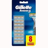 Gillette Sensor 3 8'li Yedek Tıraş Bıçağı