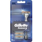 Gillette Sensor 3 Tıraş Makinesi+6'lı Yedek Tıraş Bıçağı