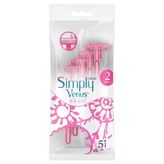 Gillette Venüs Simply 2 Basic 5'li Poşet 5 Paket Tıraş Bıçağı