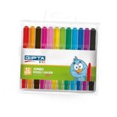 Gıpta K410 12'li Jumbo Keçeli Kalem