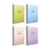 Gıpta Pastoral Spiralli PP Kapak 96 Yaprak Kareli Okul Defteri 4'lü Set 17x24 Defter
