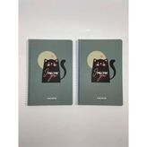 Gıpta Post-Book Spiralli Karton Kapak 17X24 80 Yaprak Kareli 2'li Defter