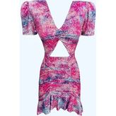 Gira Pink Space Elbise - 42 - 01P-Pembe