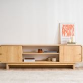 Girona Tv Sehpası, Meşe, 180 Cm