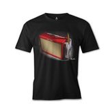 Gitar - Fender 1 Siyah Erkek Tshirt