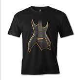 Gitar Siyah Erkek Tshirt