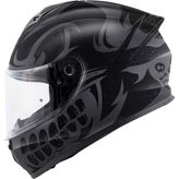 GIVI 50.X BONES MAT SİYAH-GRİ KASK - L