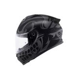 Givi 50.X BONES MAT SİYAH-GRİ KASK