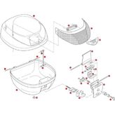 Givi Z310 Çanta Alt Tabla Kilit Sacı