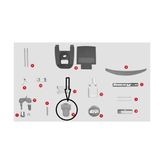 Givi Z315 E300-E30-E280-E33 Çanta Tabla Düğmesi