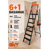 GİVY Forte Ev Tipi Plastik Geniş Basamaklı 6+1 Merdiven