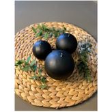 Gizemli Home 3'lü Set Top Siyah Mum